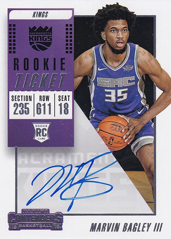 Marvin Bagley III 2018-19 Panini Prizm Rookie Signatures #2 – Basketball  Card Guy