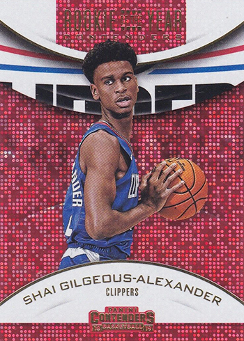 : 2019-20 Panini Contenders Draft Picks Season Ticket Variation  #46 Shai Gilgeous-Alexander Oklahoma City Thunder Basketball Card :  Collectibles & Fine Art