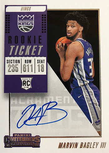 2018-19 Panini Contenders Draft Picks Season Ticket Variation #40