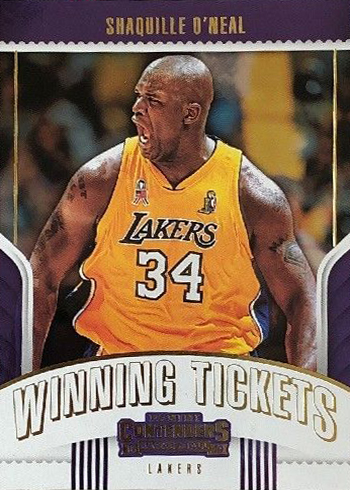 2018-19 Panini Contenders Basketball Winning Tickets Shaquille ONeal