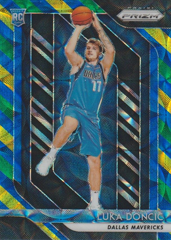 2018-19 Panini Prizm Basketball Choice Blue Yellow Green Luka Doncic