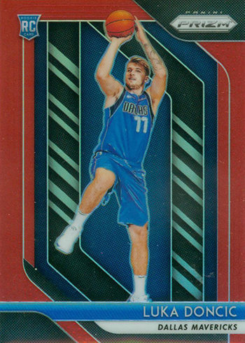 2018-19 Panini Prizm Basketball Red Luka Doncic 299