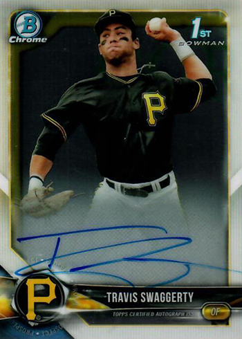 2018 Bowman Chrome Draft Autographs Travis Swaggerty