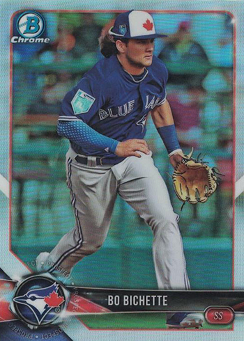 Mavin  2018 Bowman Chrome Draft 1998 Style Refractor #BS Brady Singer  186/250 Rookie RC