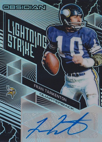 2018 Panini Obsidian Football Lightning Strike Frank Tarenton