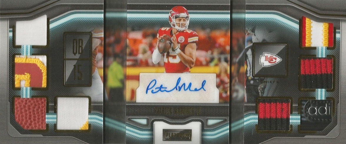 2018 Panini Playbook Football Vault Patrick Mahomes