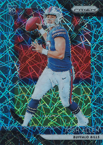 2018 Panini Prizm Lazer Blue Josh Allen