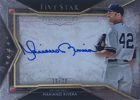 Autograph 5/5 Mariano Rivera 2021 TOPPS NOW Turn Back The Clock Card 89D  BGS 10