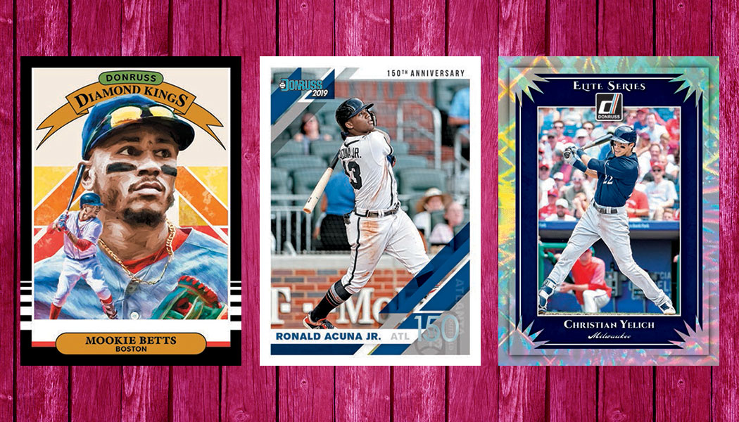 2019 DONRUSS BASEBALL Complete Team Sets Base & Variations You Pick from list 