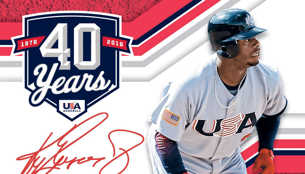 2020 Panini USA Stars & Stripes Baseball BLASTER box 35 cards, TWO Memo...
