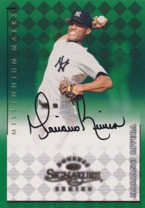 MARIANO RIVERA Auto Signature INSERT ROOKIE CARD Upper Deck RC