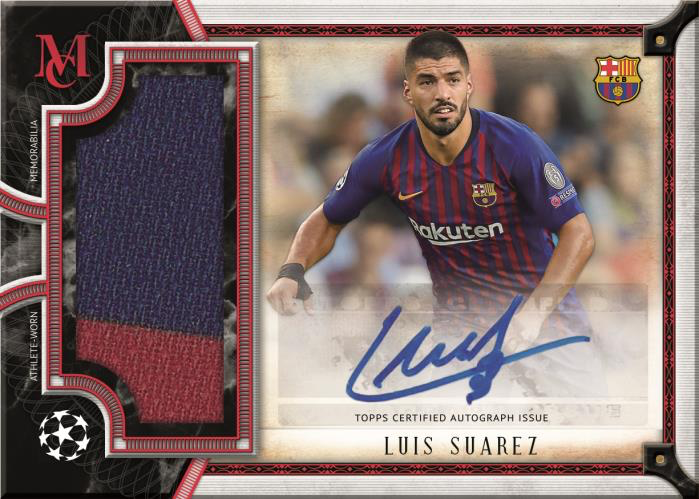 2018-19 Topps UEFA Champions League Museum Collection Autograph Jumbo Relic