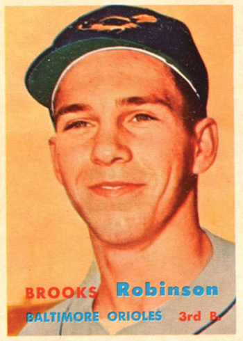 1957 Topps Brooks Robinson RC