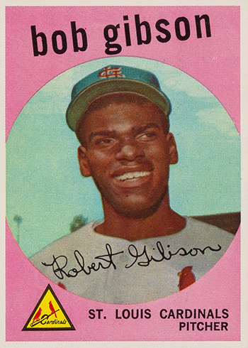 1959 Topps Bob Gibson Rookie Card
