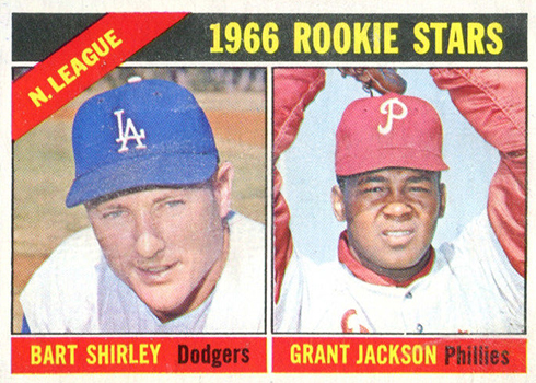 1966 Topps Bart Shirley Grant Jackson