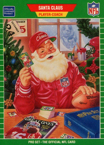 1989 Pro Set Santa Claus
