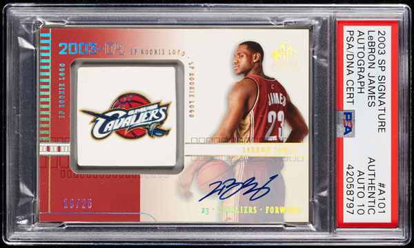 2003-04 SP Signature LeBron James Autograph