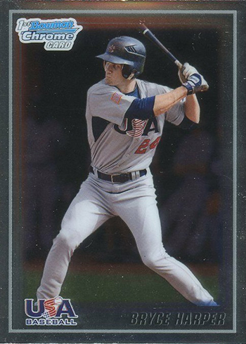 2010 Bowman Chrome USA Baseball Bryce Harper