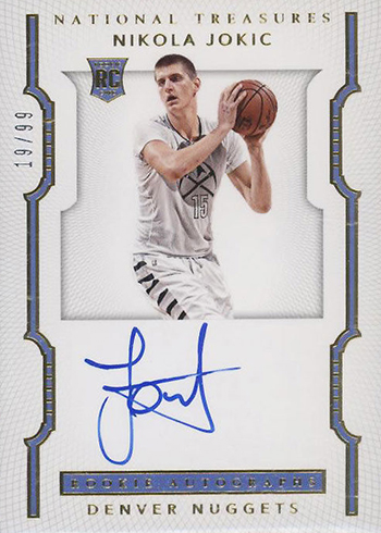 The Daily: 2015-16 Panini National Treasures Nikola Jokic RC ...