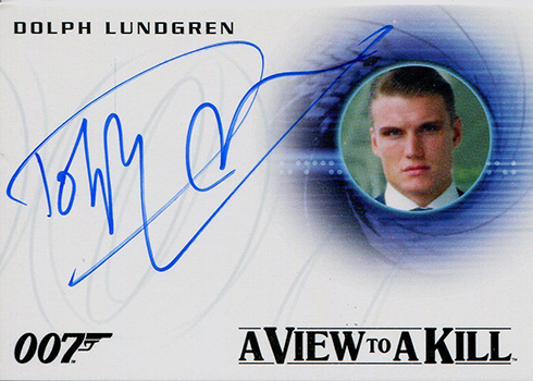 2015 Rittenhouse James Bond Archives Dolph Lundgren Autograph