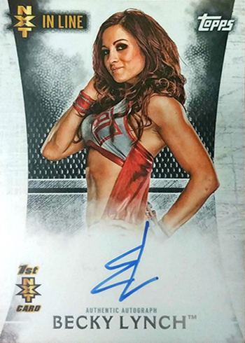 wwe Kiss Card Becky Lynch ベッキーリンチ アウトレット超高品質