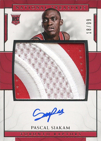 2016-17 Panini National Treasures Pascal Siakam RC C