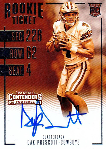 : 2016 Panini Contenders Football Season Ticket #25