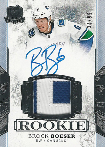 2017-18 Upper Deck The Cup Brock Boeser Rookie Card