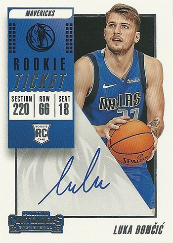 2018-19 Panini Contenders Draft Picks Autograph Luka Doncic #126