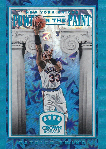 2018-19 Panini Crown Royale Basketball Power in the Paint Patrick Ewing