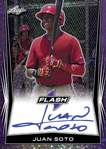 2018 Leaf Flash Baseball Juan Soto