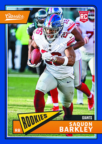 2018 Panini Honors Football Classics Update Blue