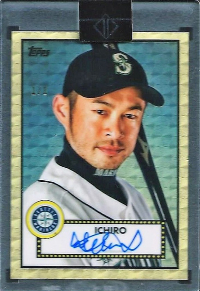 2018 Topps Transcendent Baseball Superfractor Autographs Ichiro