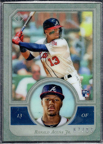 2018 Topps Transcendent Ronald Acuna Jr Rookie Card