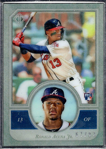 Ronald Acuna Jr. Autographed 2018 Topps An International Affair Rookie — RSA