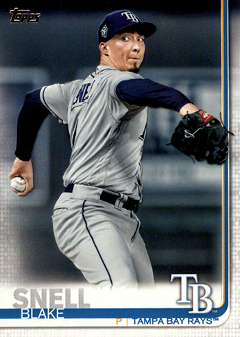 Blake Snell 2017 Topps Series 1 Vintage Stock 61/99 #190 Tampa Bay Rays