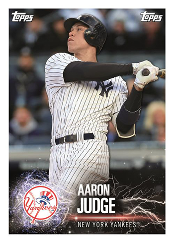 2019 Topps Heritage Aaron Judge Cloth Sticker Baseball Card