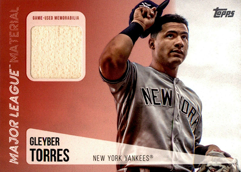 2019 Topps Series 1 Baseball Major League Material Gleyber Torres
