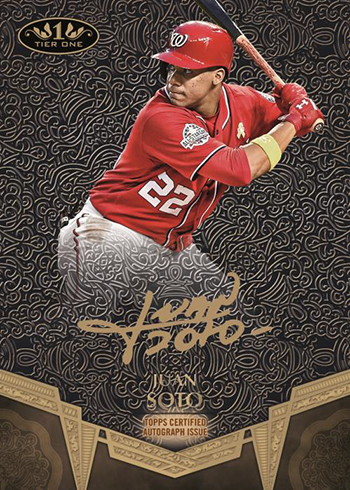 2019 Topps Tier One Baseball Break Out Autographs Bronze Ink