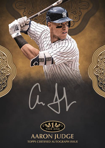 2019 Topps Tier One Baseball Prime Performers Autographs Silver Ink