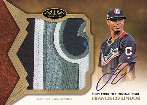 2019 Topps Tier One Baseball Tier One All-Star Patch Autograph