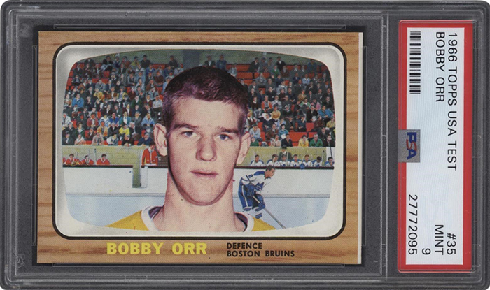 1966-67 Topps Test Issue Bobby Orr PSA 9 Lelands Feb-2019 700