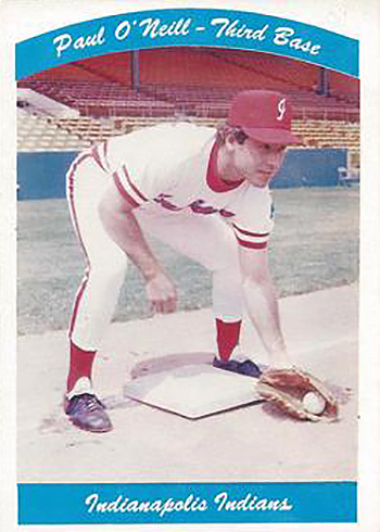 1980 Indianapolis Indians Team Issue Paul ONeill
