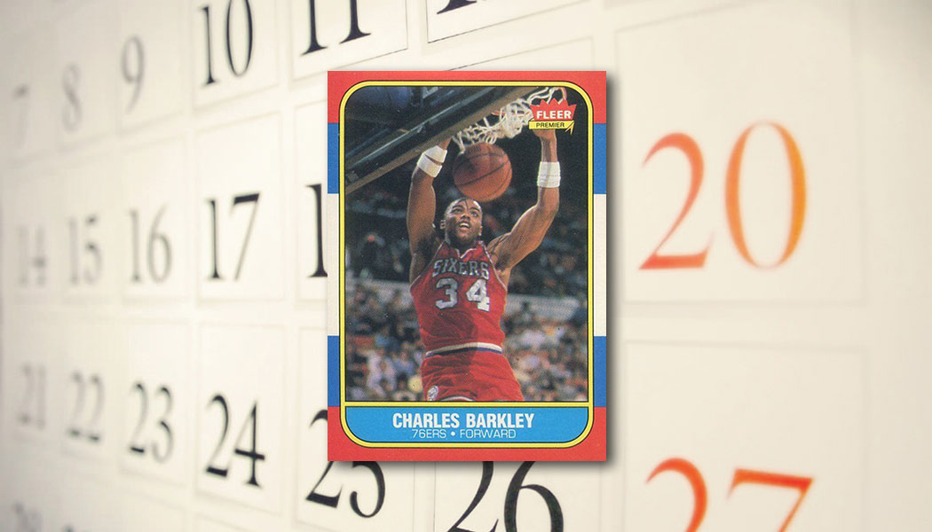 1986-87 Fleer CHARLES BARKLEY RC Rookie BCCG 8