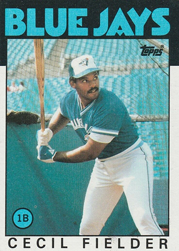 1986 Topps Cecil Fielder RC