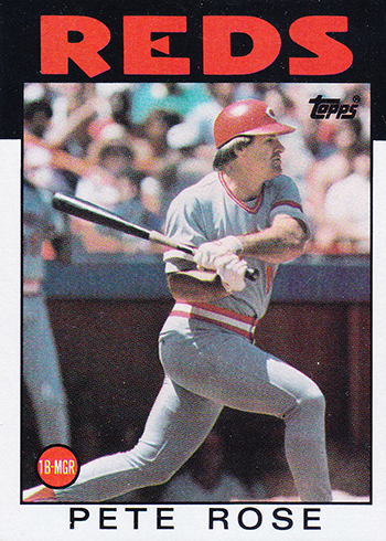 1986 Topps Pete Rose