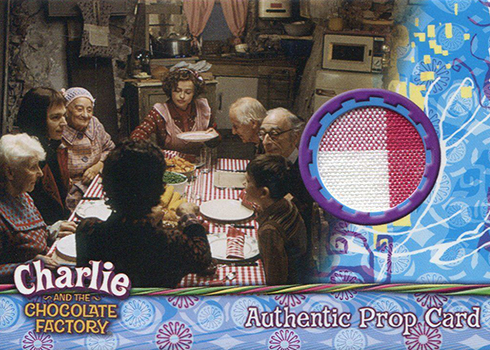 2005 Artbox Charlie and the Chocolate Factory Prop Cards Table Cloth