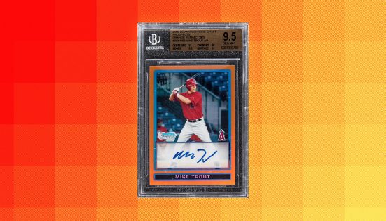 2009 Bowman Chrome Red Mike Trout Auto Expected to Fetch Huge Price