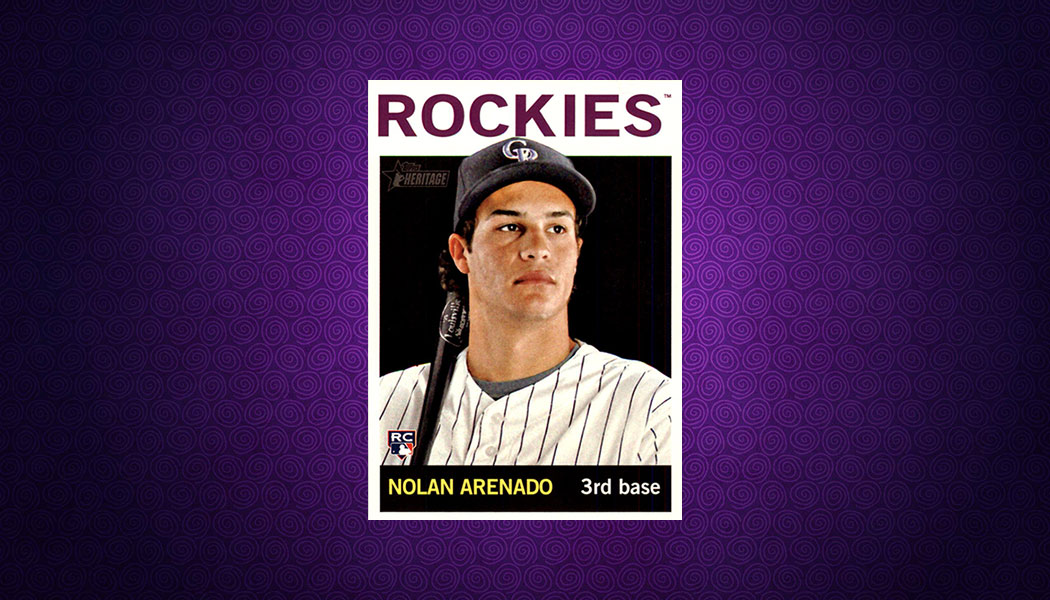 2013 TOPPS HERITAGE HIGH NUMBER NOLAN ARENADO outlet RC PSA10