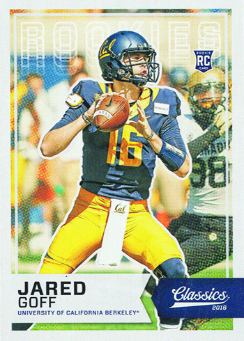 jared goff jersey card